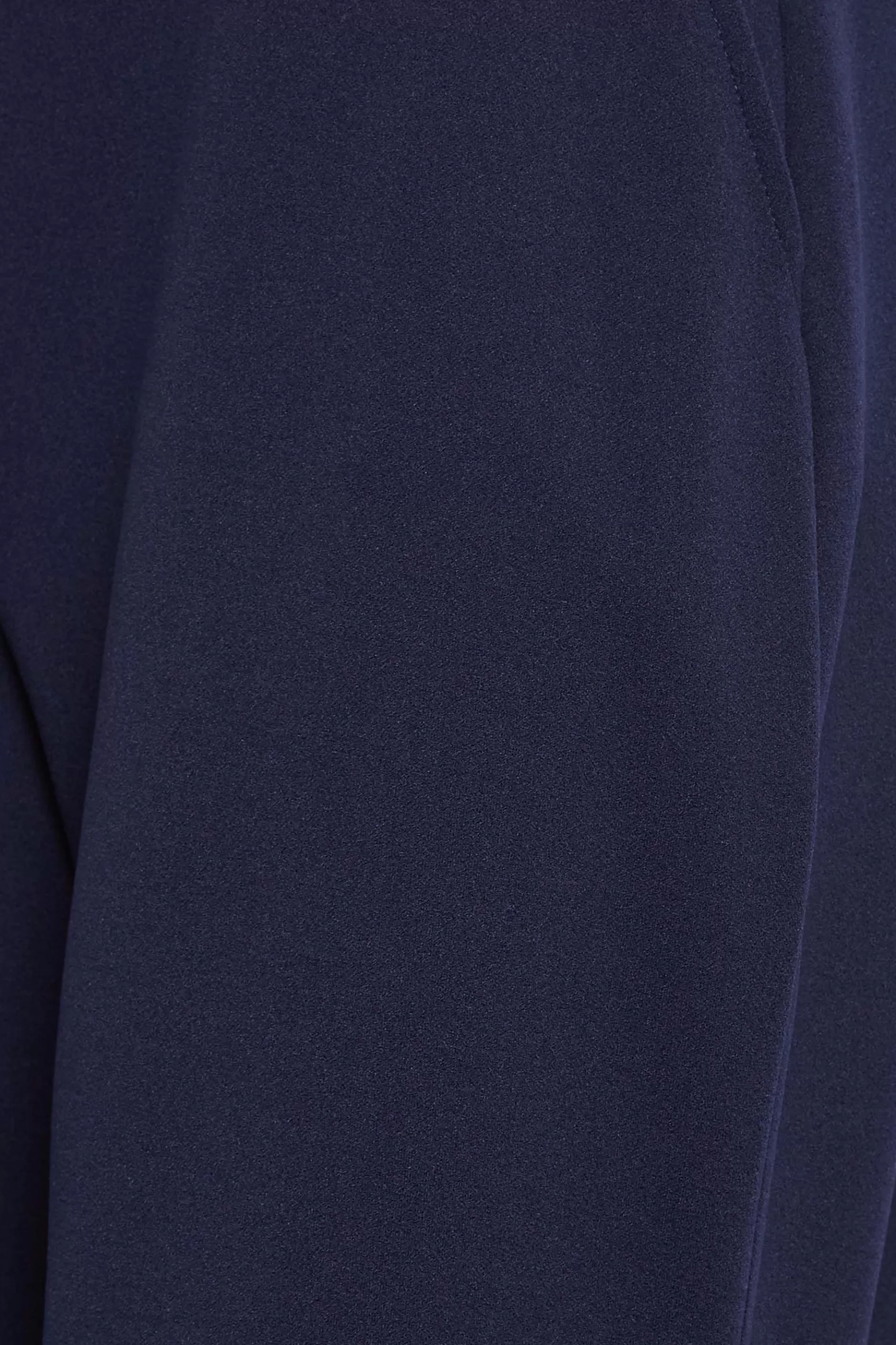 Women M&Co Wide Leg Trousers> Womens Navy Blue Stretch Scuba Wide Leg Trousers