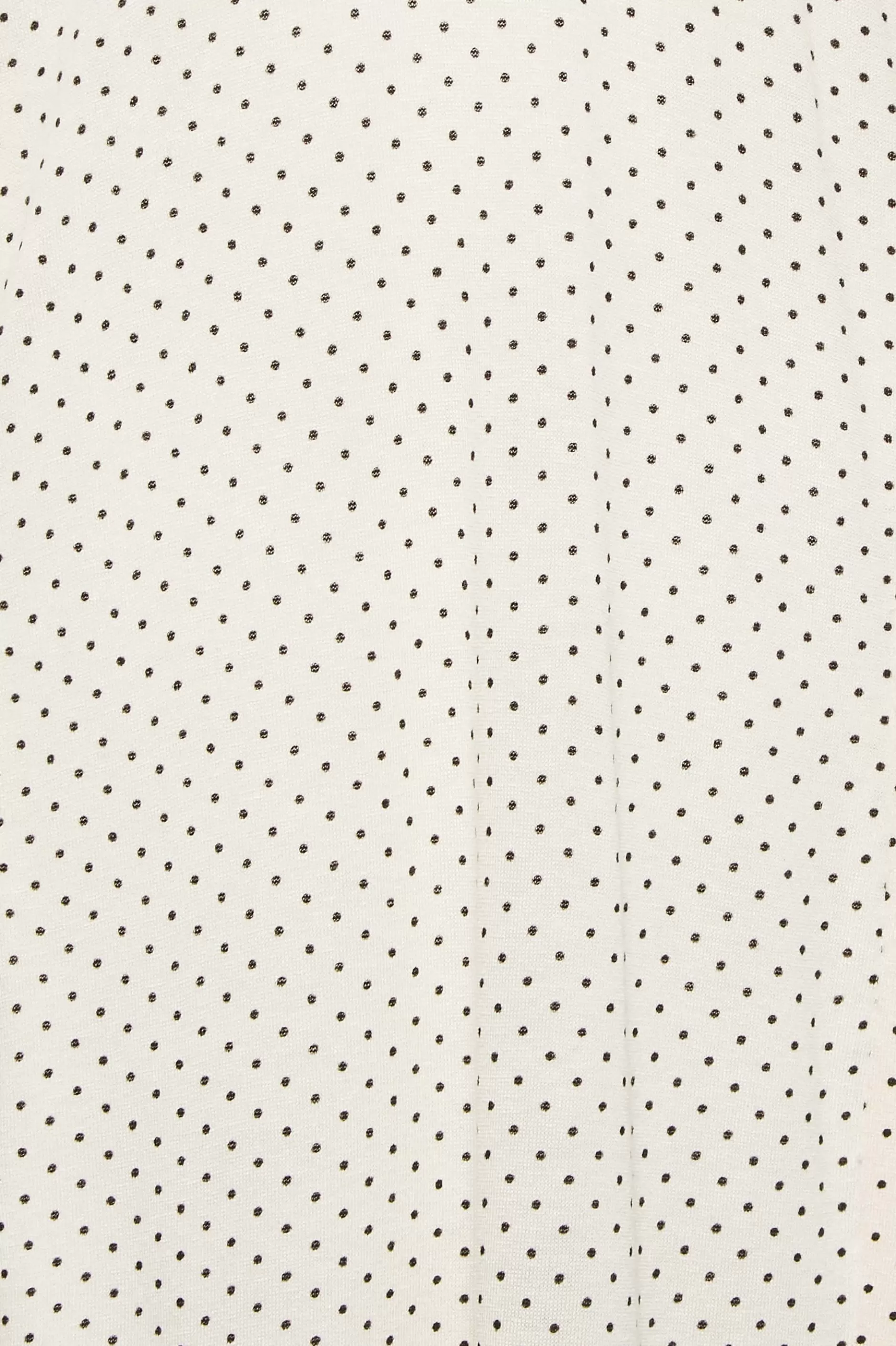 Women M&Co Midi Dresses> Womens White Polka Dot Print Angel Sleeve Split Hem Midi Dress