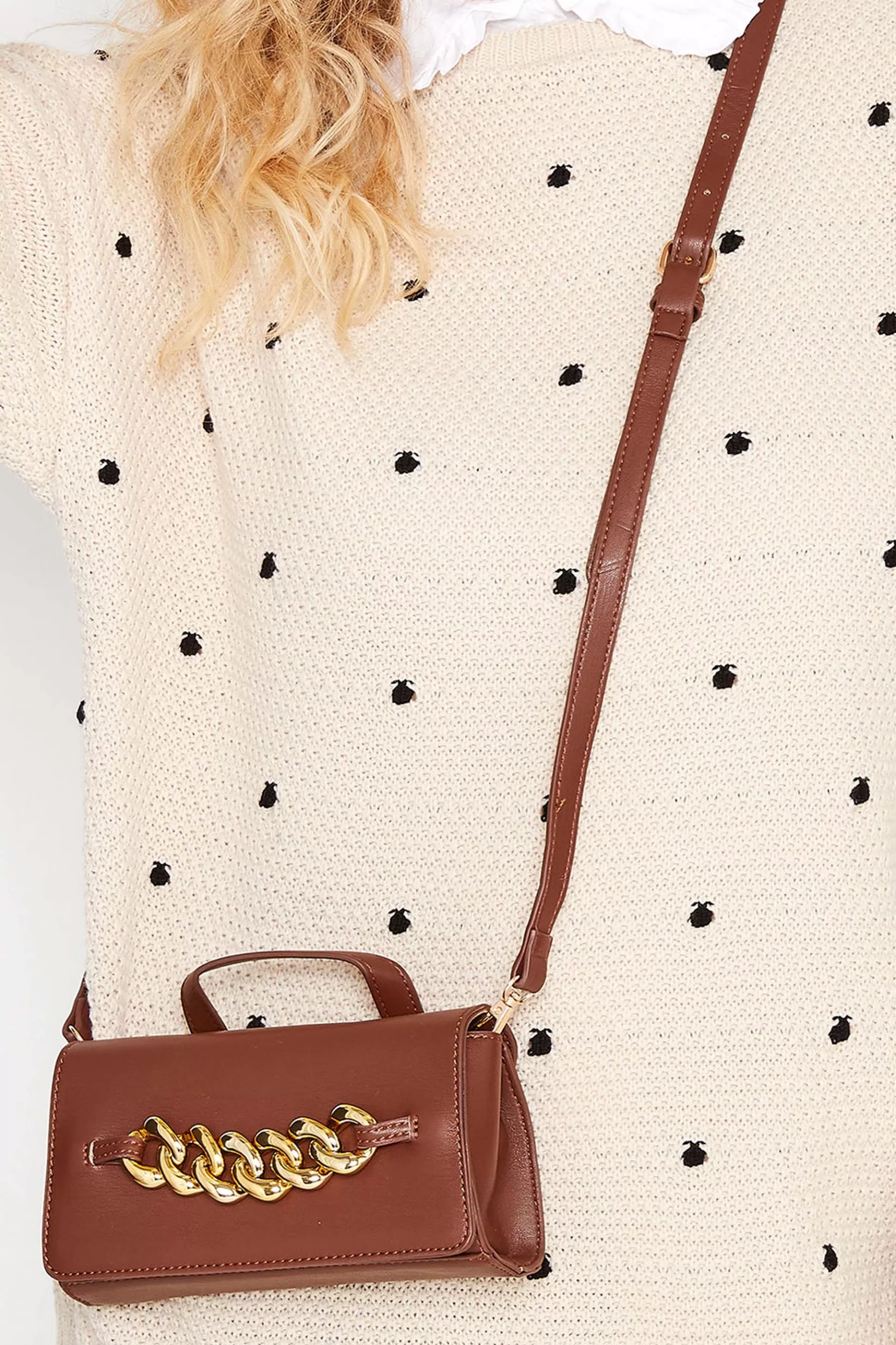 Women M&Co Bags>Yours Yours Brown Chunky Chain Mini Bag