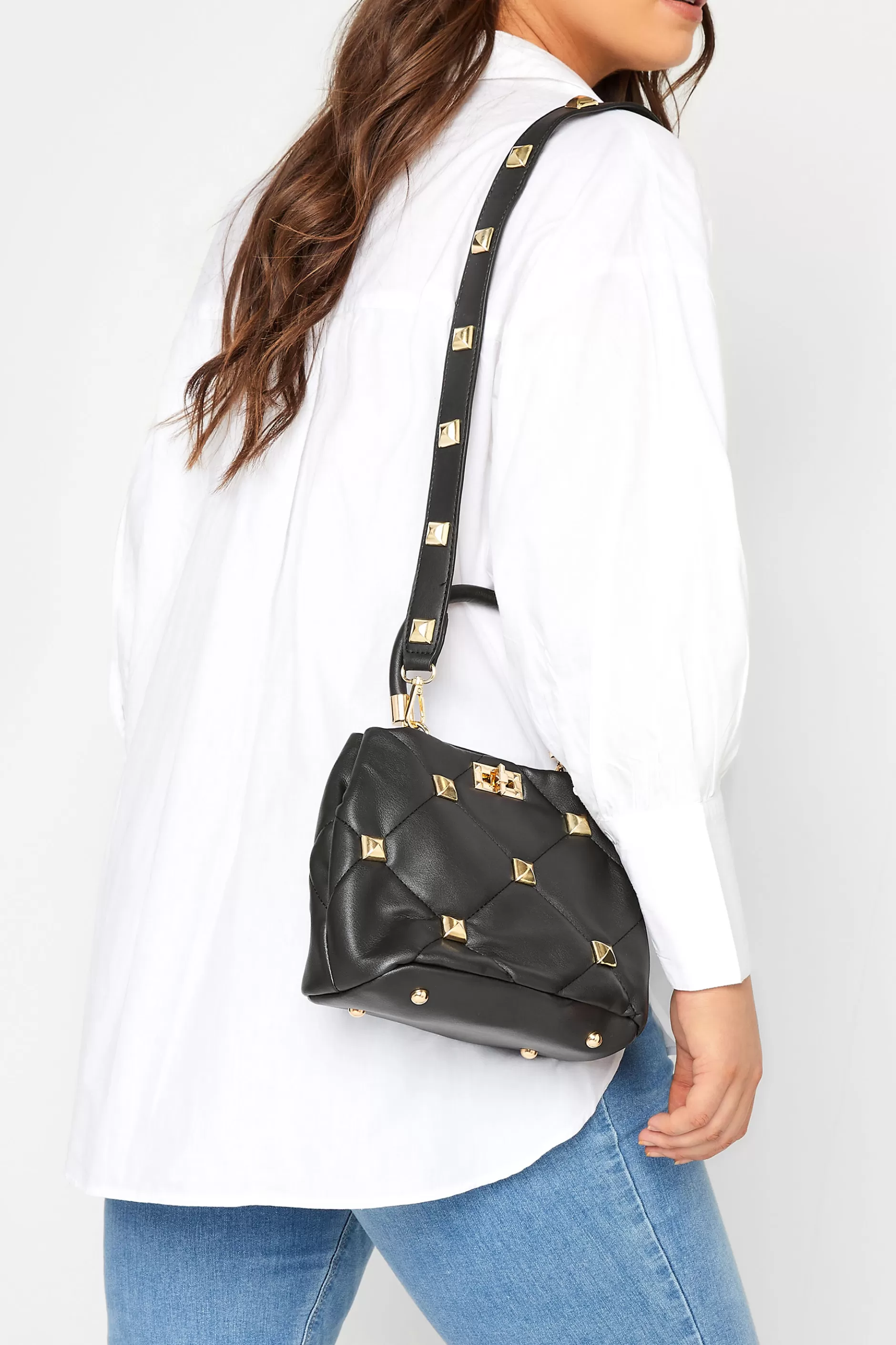 Women M&Co Bags>Yours Yours Faux Leather Studded Bag