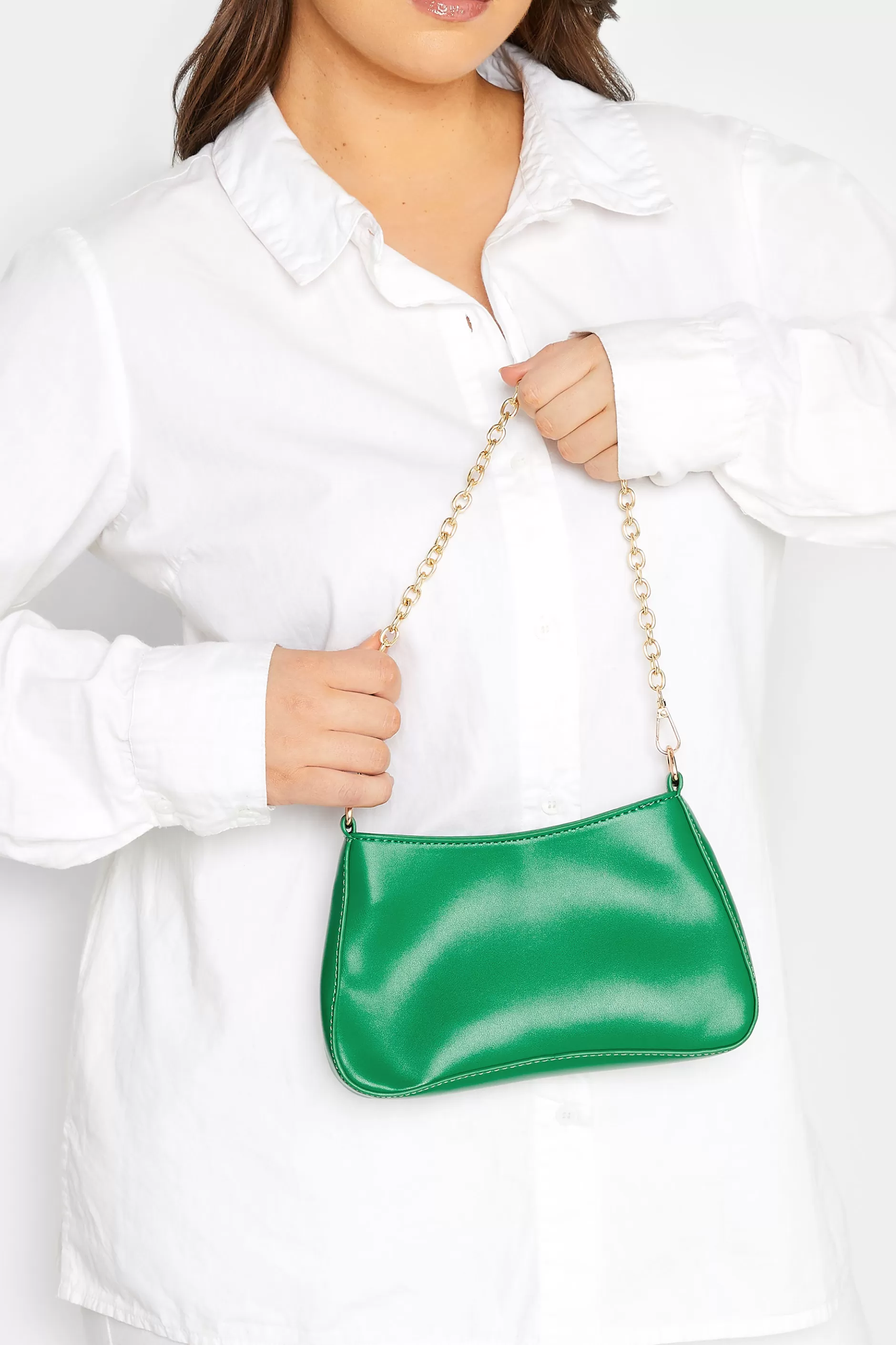 Women M&Co Bags>Yours Yours Green Detachable Chain Shoulder Bag
