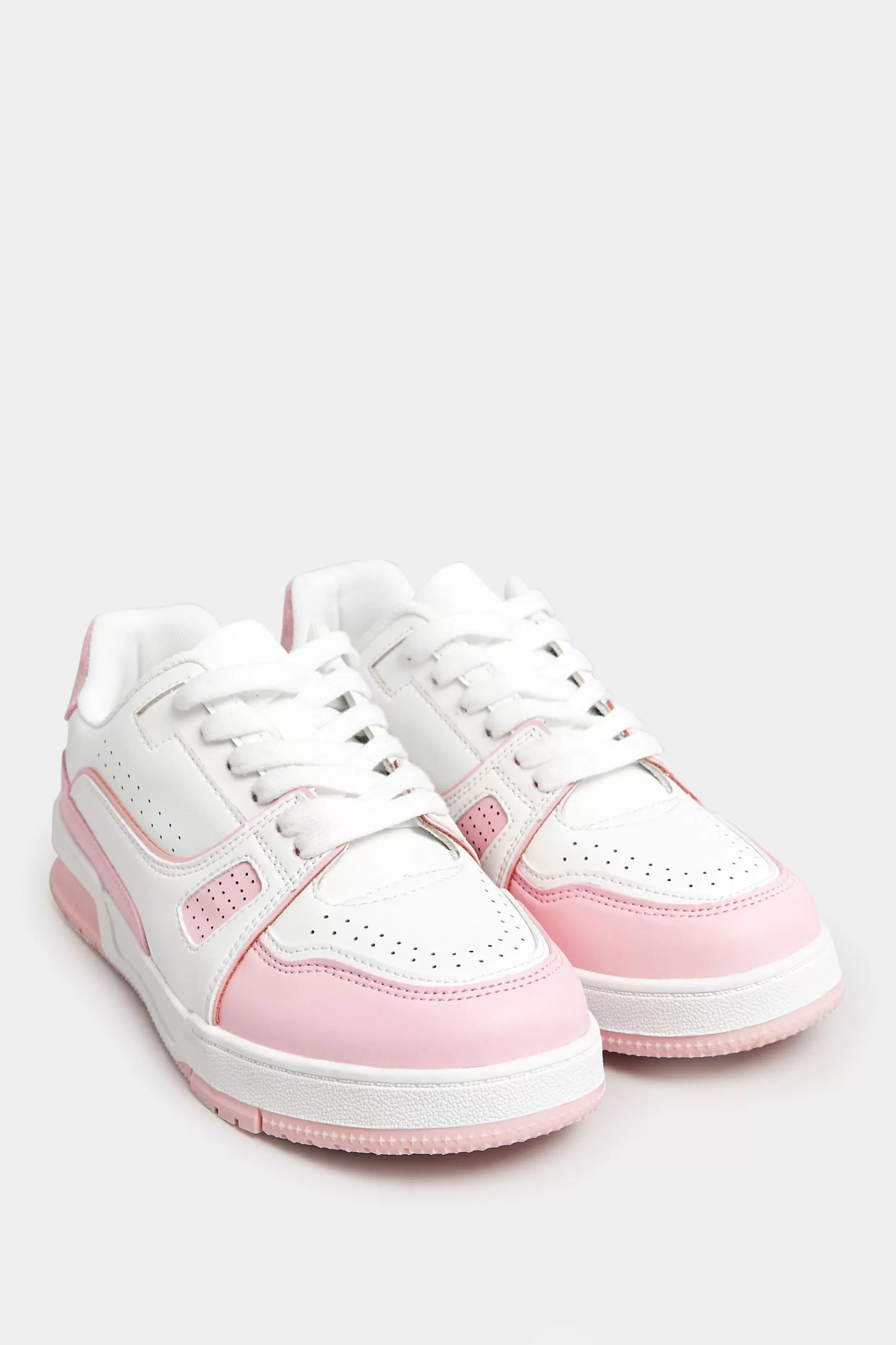 Women M&Co Trainers>Yours Yours Pink Chunky Trainers In Extra Wide Eee Fit